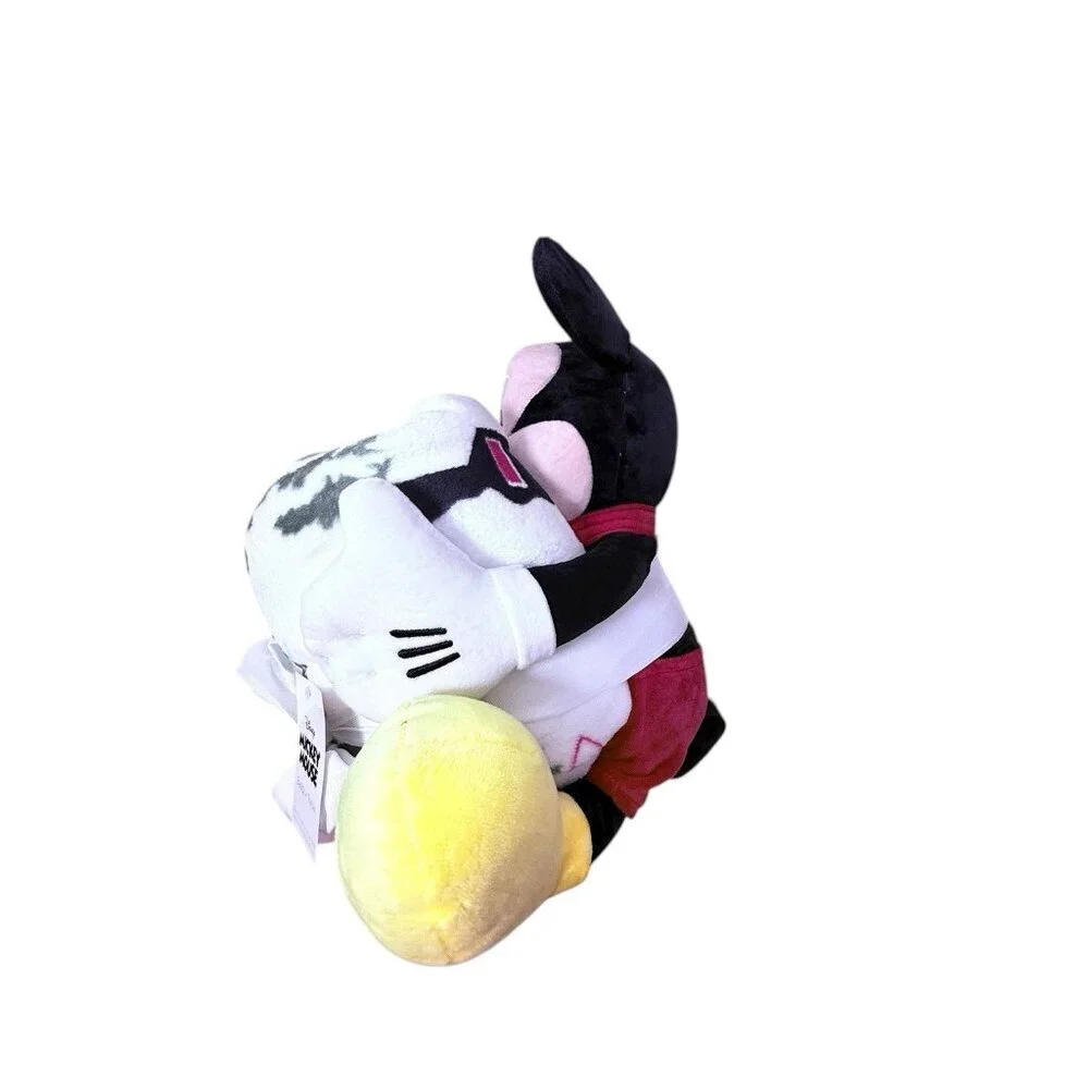 Disney Mickey Mouse 19” Buddy Plush Toy Plus Holiday Winter 50”x60” Throw NWT